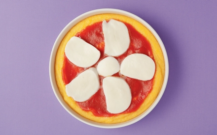 Preparazione Pizza di polenta - Fase 3 Preparazione Pizza di polenta - Fase 3