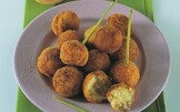 Polpette croccanti di luccio al pompelmo