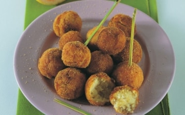 Polpette croccanti di luccio al pompelmo