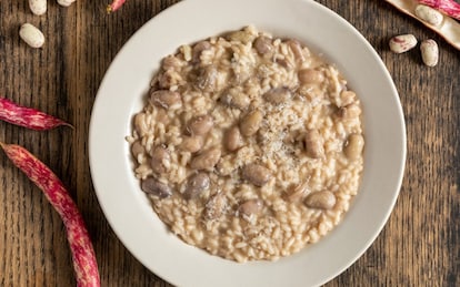 Risotto ai borlotti