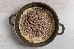 Preparazione Risotto ai borlotti - Fase 2