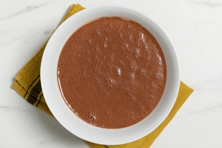 Preparazione Sorbetto al cioccolato - Fase 2 Preparazione Sorbetto al cioccolato - Fase 2