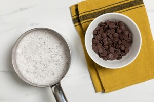 Preparazione Sorbetto al cioccolato - Fase 1