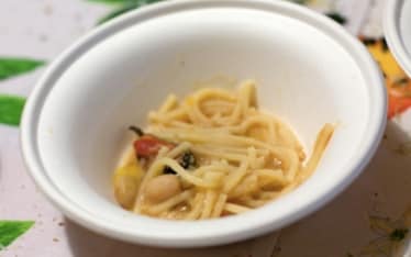 Zuppa di cozze con spezzata di spaghetti