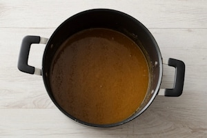 Preparazione Quadrotti al cioccolato fondente, mou e fior di sale - Fase 3