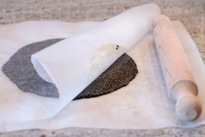 Preparazione Cioccolatini fondenti con ganache al sesamo - Fase 2