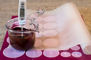 Preparazione Mendiant alla rosa - Fase 2