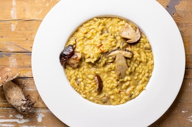 Risotto funghi porcini e zafferano