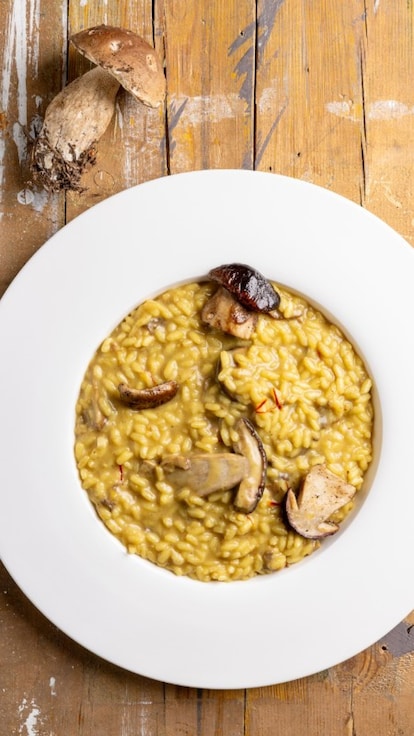 Risotto funghi porcini e zafferano