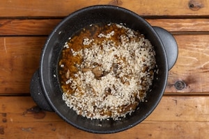 Preparazione Risotto funghi porcini e zafferano - Fase 3