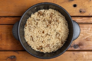 Preparazione Risotto funghi porcini e zafferano - Fase 3