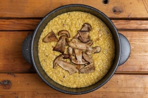 Preparazione Risotto funghi porcini e zafferano - Fase 5