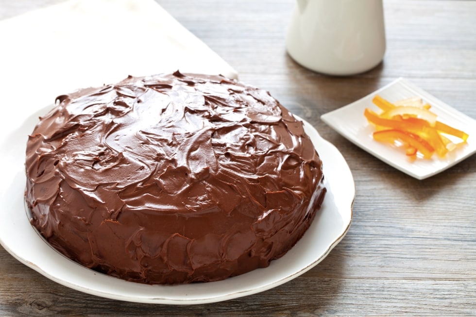 Torta al cioccolato con crema di ricotta ricetta