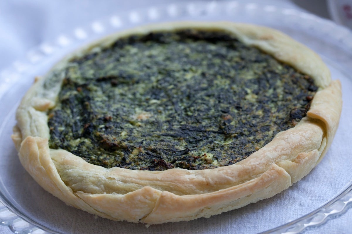 Torta rustica di spinaci, ricotta e porri ricetta