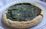 Torta rustica di spinaci, ricotta e porri