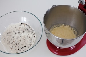 Preparazione Cantucci con cioccolato e pistacchi - Fase 3