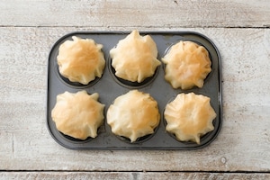 Preparazione Cestini con cioccolato bianco al lime - Fase 5