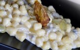 Chicche di patate con Gorgonzola e Uva