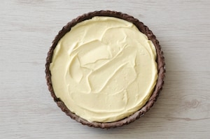 Preparazione Crostata al cacao con pere e crema di formaggio - Fase 4