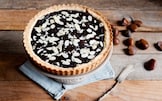 Crostata con crema di castagne