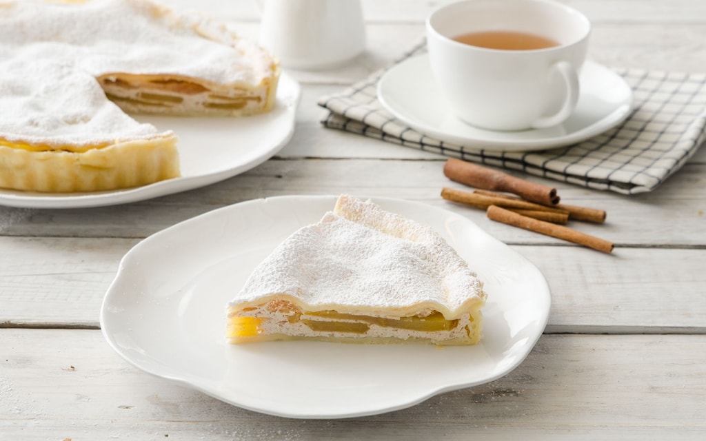 Crostata di ricotta e mele