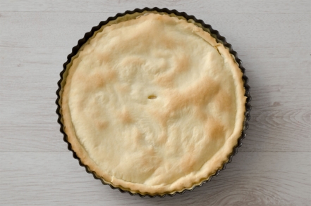 Preparazione Crostata di ricotta e mele - Fase 4 Preparazione Crostata di ricotta e mele - Fase 4