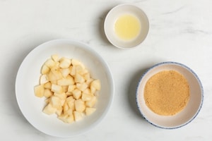 Preparazione Crumble di pere e cioccolato - Fase 1