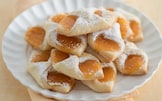 Fagottini con marmellata di pesche