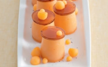 Gelo di melone con gelatina al porto