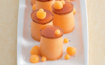 Gelo di melone con gelatina al porto