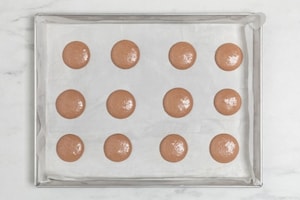 Preparazione Macarons al cioccolato - Fase 4