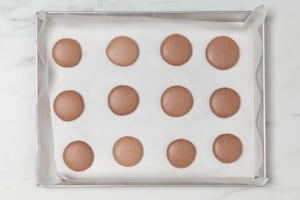 Preparazione Macarons al cioccolato - Fase 4