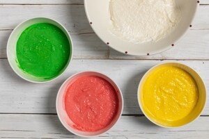 Preparazione Macarons colorati - Fase 3