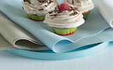 Mini cupcake ai lamponi e cioccolato