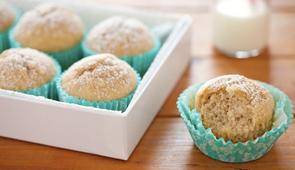 Mini-muffin alla banana ricetta