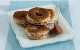 Mini Paris Brest con mousse al gianduia