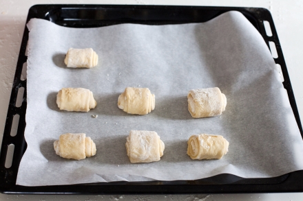 Preparazione Pain au chocolat - Fase 2 Preparazione Pain au chocolat - Fase 2