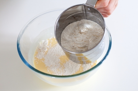 Preparazione Pancake alla ricotta con composta di cotogne - Fase 2 Preparazione Pancake alla ricotta con composta di cotogne - Fase 2