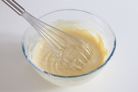 Preparazione Pancake alla ricotta con composta di cotogne - Fase 2 Preparazione Pancake alla ricotta con composta di cotogne - Fase 2
