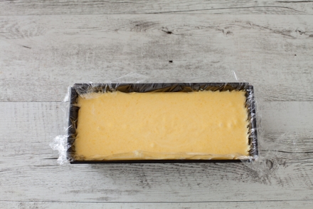 Preparazione Parfait alle pesche - Fase 4 Preparazione Parfait alle pesche - Fase 4