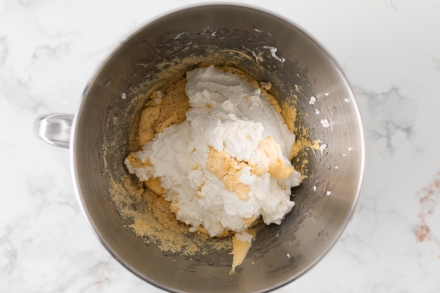 Preparazione Semifreddo alle mandorle - Fase 3 Preparazione Semifreddo alle mandorle - Fase 3