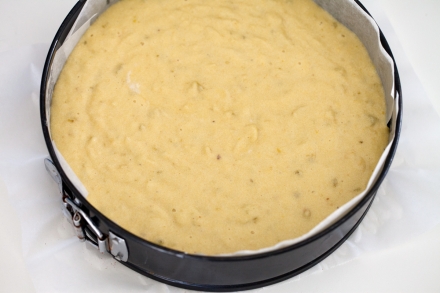 Preparazione Torta al limone e mandorle - Fase 5 Preparazione Torta al limone e mandorle - Fase 5