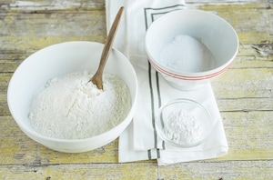 Preparazione Torta alle due mele - Fase 1