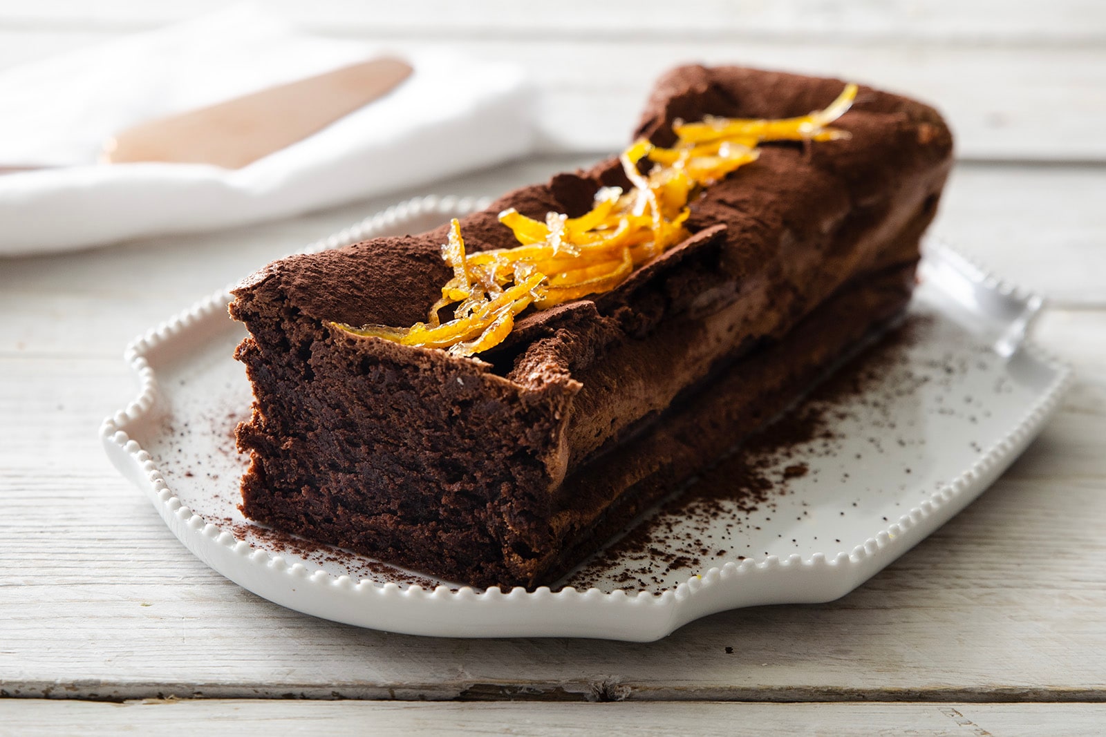 Torta morbida al cioccolato e arancia ricetta