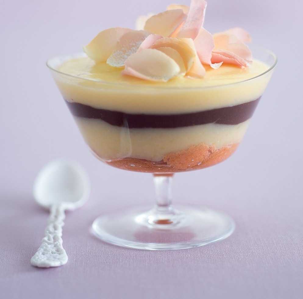 Zuppa inglese alla rosa ricetta