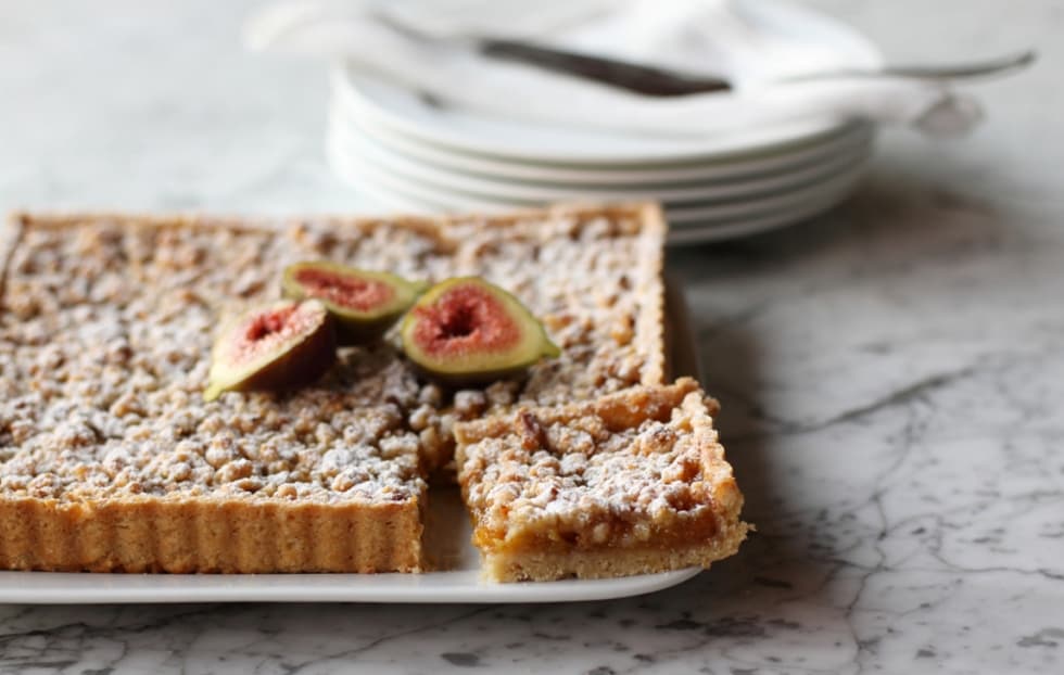 Torta ai fichi e pinoli ricetta