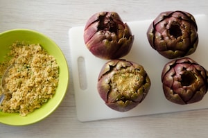 Preparazione Carciofi ripieni - Fase 2