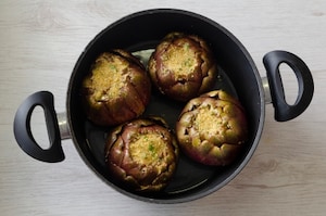 Preparazione Carciofi ripieni - Fase 3