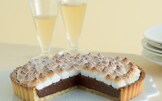 Crostata meringata con crema di cioccolato