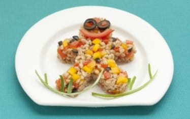 Insalata di farro in technicolor